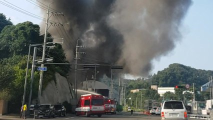 세종시 식용유지 회사 화재...공장 1동 전소 / YTN