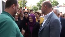 İçişleri Bakanı Süleyman Soylu, Hatay'da Suriyelilerin kaldığı barınma merkezini ziyaret etti