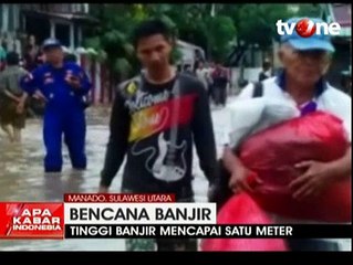 6 Kecamatan di Manado Terendam Banjir