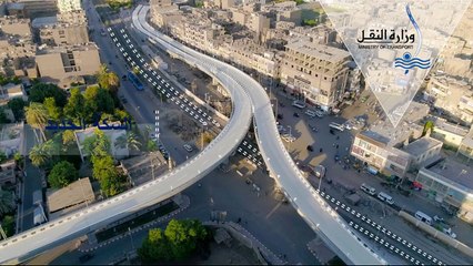 الرئيس السيسى يفتتح كوبرى قوص أعلى شريط السكة الحديد بقنا