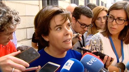 Soraya Sáenz de Santamaría deja su futuro abierto: “Primero voy a hablar con Pablo”