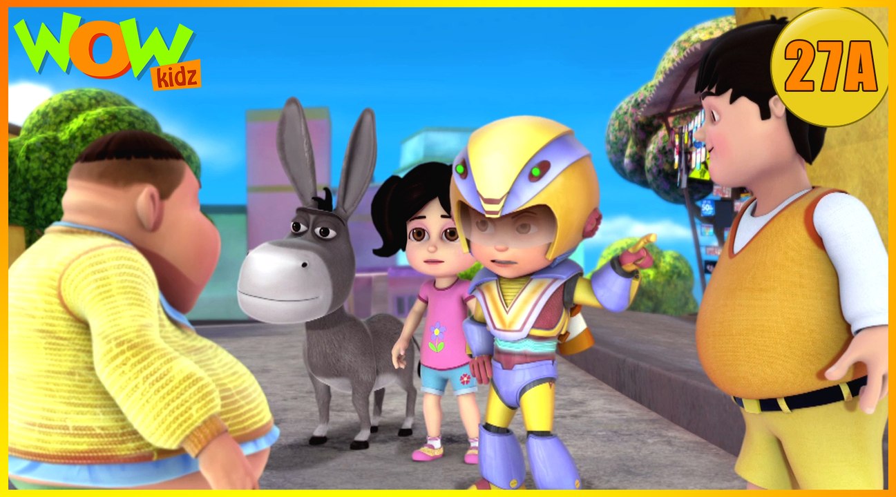 Vir The Robot Boy | Gintu Meets Chintu | Action Cartoon for Kids | Wow Kidz