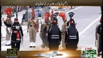 Wagah Border flag lowering ceremony Defense Day - 6th September 2018
