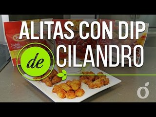 Alitas y Boneless con Dip de Cilantro