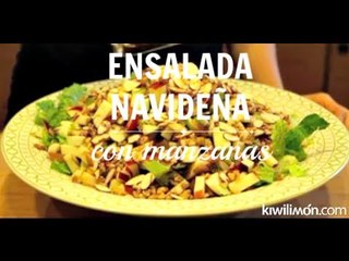 Ensalada Navideña con Manzanas
