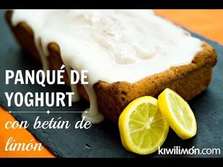 Panque de Yoghurt con betún de limón