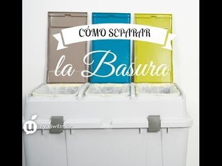 Cómo separar la basura | Basura orgánica e inorgánica | Separar orgánica e inorgánica