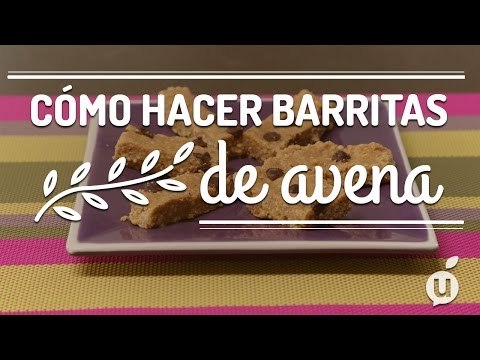 Cómo hacer barritas de avena | How to make oatmeal bars | Kiwilimon