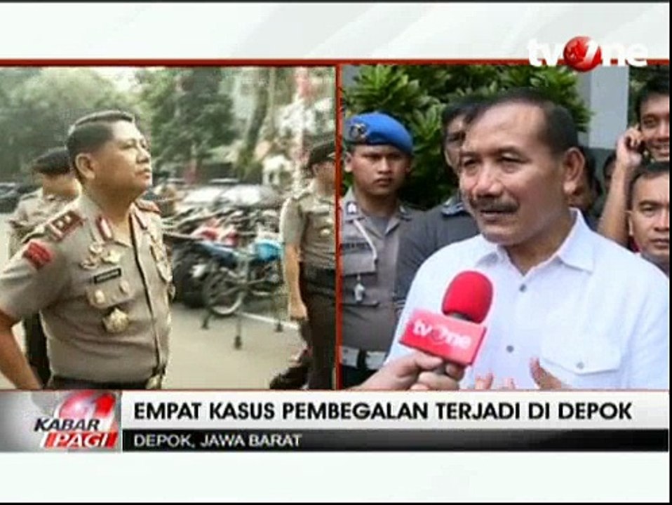 Plt Kapolri Tinjau Polresta Depok dan Temui Pelaku Begal Motor