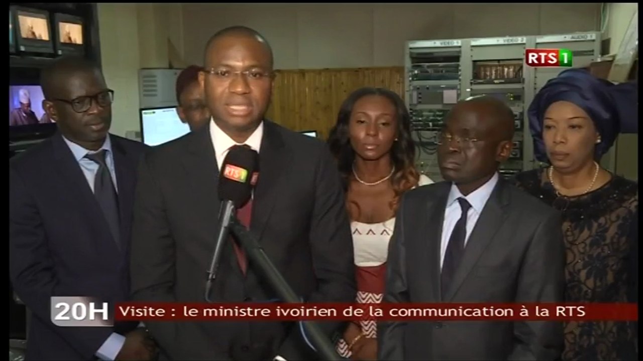 Visite : le ministre ivoirien de la communication à la RTS