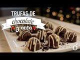 TRUFAS DE CHOCOLATE Y OREO | CHOCOLATE & OREO TRUFFLES | Kiwilimón