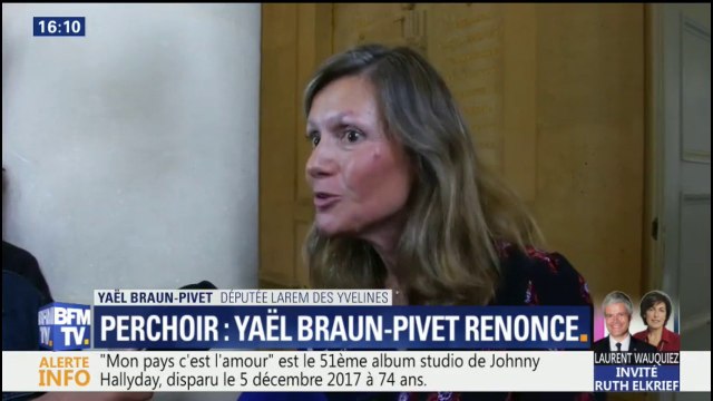 Je n'ai subi aucune pression La députée Yaël Braun-Pivet explique pourquoi elle renonce au perchoir