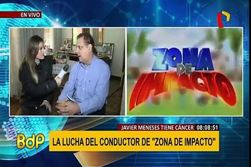 Javier Meneses: Ex conductor de TV  da detalles de su lucha contra el cáncer