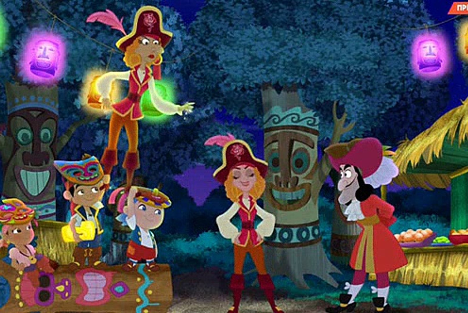 Jake And The Never Land Pirates S03e32 Tiki Maskerade Mystery The Tale Of Ratsputin Video Dailymotion