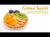 Cómo hacer crema pastelera