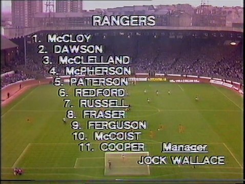 28/10/1984 - Dundee United v Rangers - Scottish League Cup Final - Full Match (1st Half)
