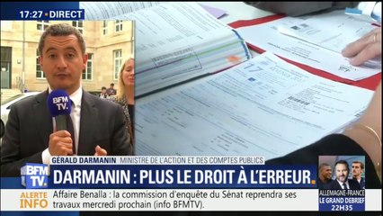 "L'impôt à la source, c'est simple comme bonjour (...) En janvier, il n'y aura pas de bugs d'ampleur", promet Gérald Darmanin