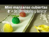 Mini Manzanas cubiertas de Chocolate y Azúcar