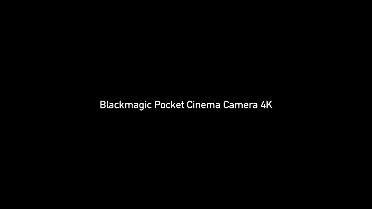 Blackmagic Pocket Cinema Camera 4K Models Close Up at Night