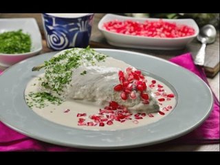 Chiles en Nogada Capeados