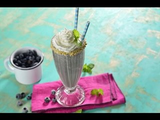 Deliciosa Malteada de Blueberry  - Smoothie de Mora Azul