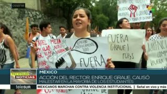 México: miles de estudiantes marchan contra la violencia en la UNAM