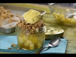 Delicioso Apple Crumble de AVENA | pay rápido de manzana