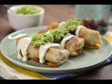 Chimichangas de Camarones al Chipotle