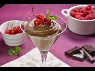 Mousse de Chocolate Fácil con 2 Ingredientes