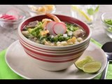 Pozole Verde con Camarones Como el de las Posadas