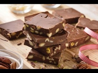 Turrón de Chocolate con Frutos Secos y Nueces