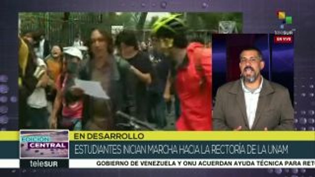 México: Estudiantes protestan contra la violencia en la UNAM