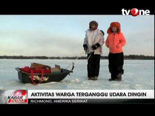 Begini Kondisi Air Terjun Niagara Saat Membeku