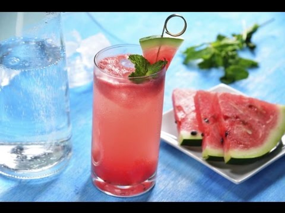 Sandía Fizz con Vodka