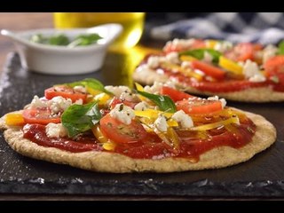 Pizza Saludable con Costra de Coliflor