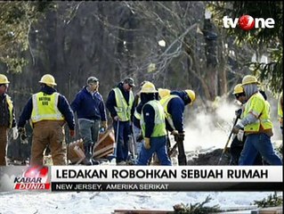 Ledakan Gas Alam di New Jersey Terekam Kamera