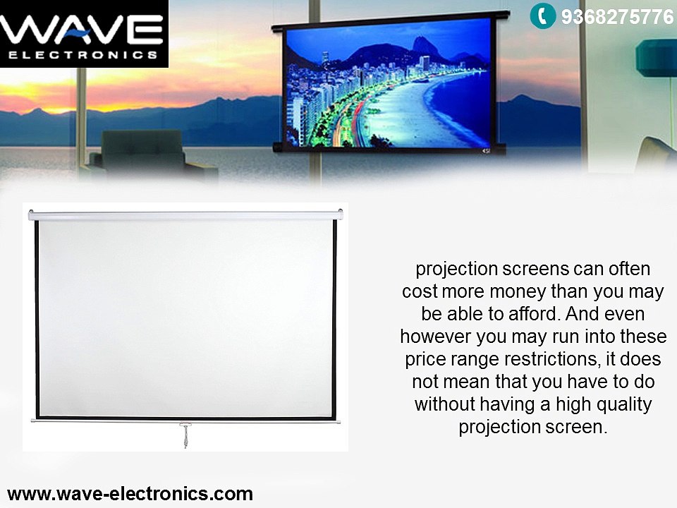Projection Screens - A Residence Cinema Dream