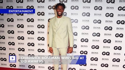 Chadwick Boseman Wins Big at GQ Awards