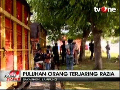 Puluhan Orang Terjaring Razia di Pelabuhan Bakauheni