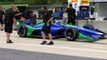 Fernando Alonso prueba un coche de Indycar