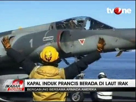 Kapal Induk Perancis di Laut Irak Siap Perangi ISIS