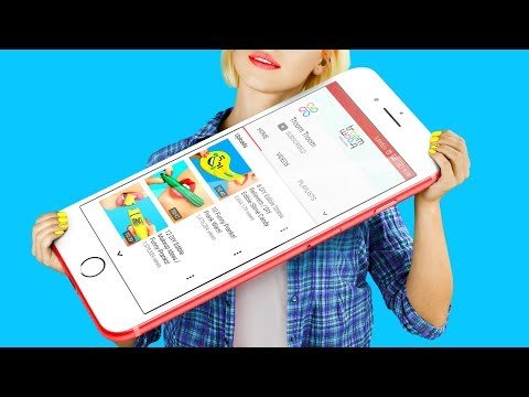 10 DIY GADGETS GIGANTES vs MINIATURAS / PEGADINHAS PARA FAZER NA ESCOLA!