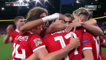 Tom Lawrence Goal - Wales 1-0 Ireland