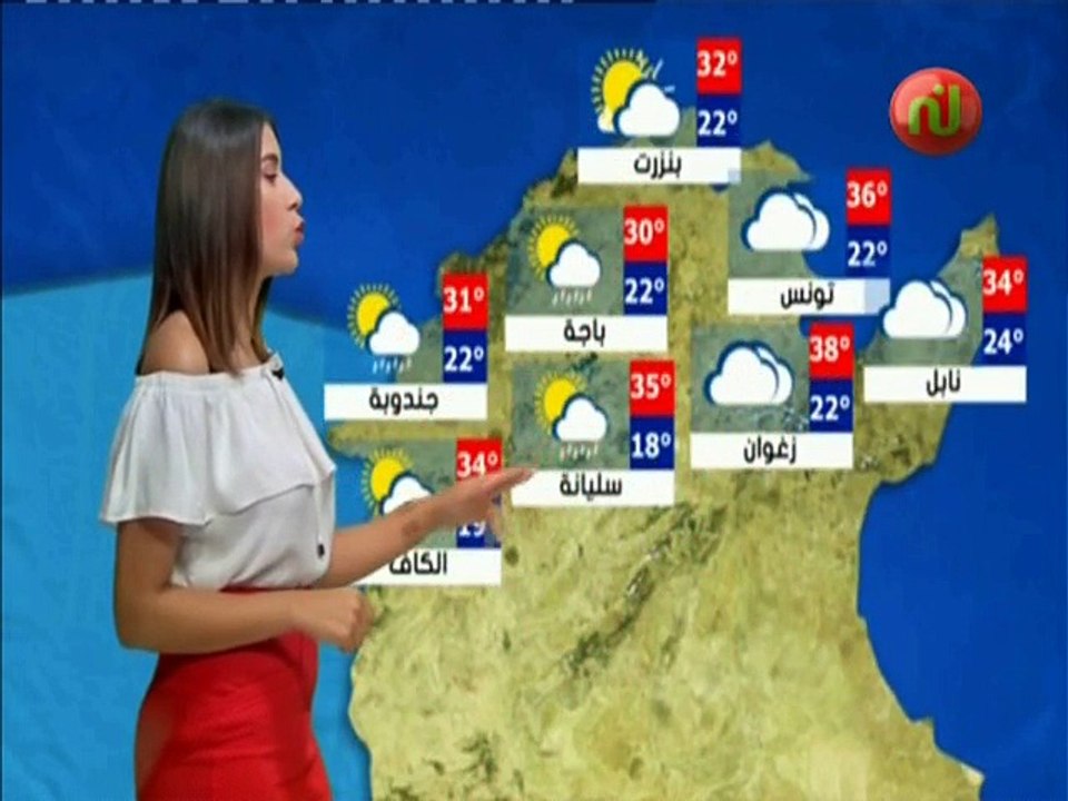 النشرة الجوية المسائية ليوم الخميس 06 سبتمبر 20...