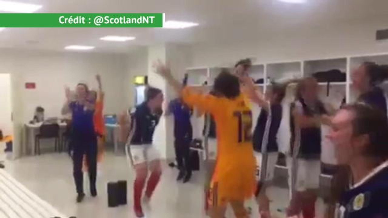 Coupe du Monde (F) - La joie des Écossaises après leur qualification