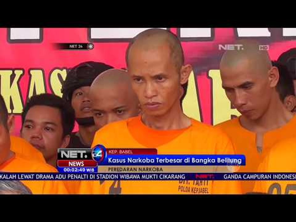 Kasus Narkoba Terbesar di Bangka Belitung Berhasil Terungkap - NET 24