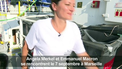 Migrants: SOS Méditerranée en appelle au couple franco-allemand