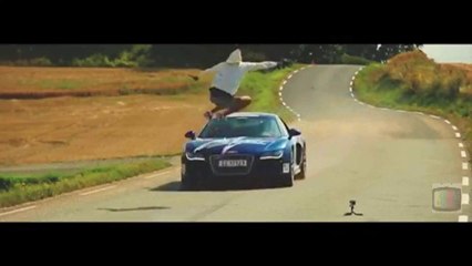 Jumping Over 153 KMPH Speeding Car .....!!! Awesome Stunt
