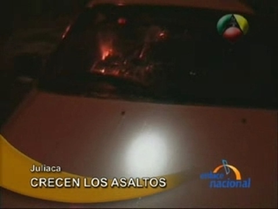 CRECEN LOS ASALTOS  - JULIACA