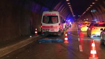 Kağıthane tünelinde feci kaza: 1 ölü, 1 yaralı